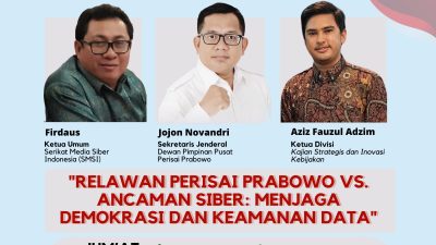Diskusi Perisai Prabowo dan SMSI, Menjaga Data Nasional dari Ancaman Serangan Siber