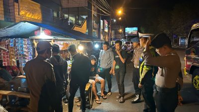 Polres Tulung Agung Bersama Tiga Pilar Saat Gelar Operasi Kamtibmas
