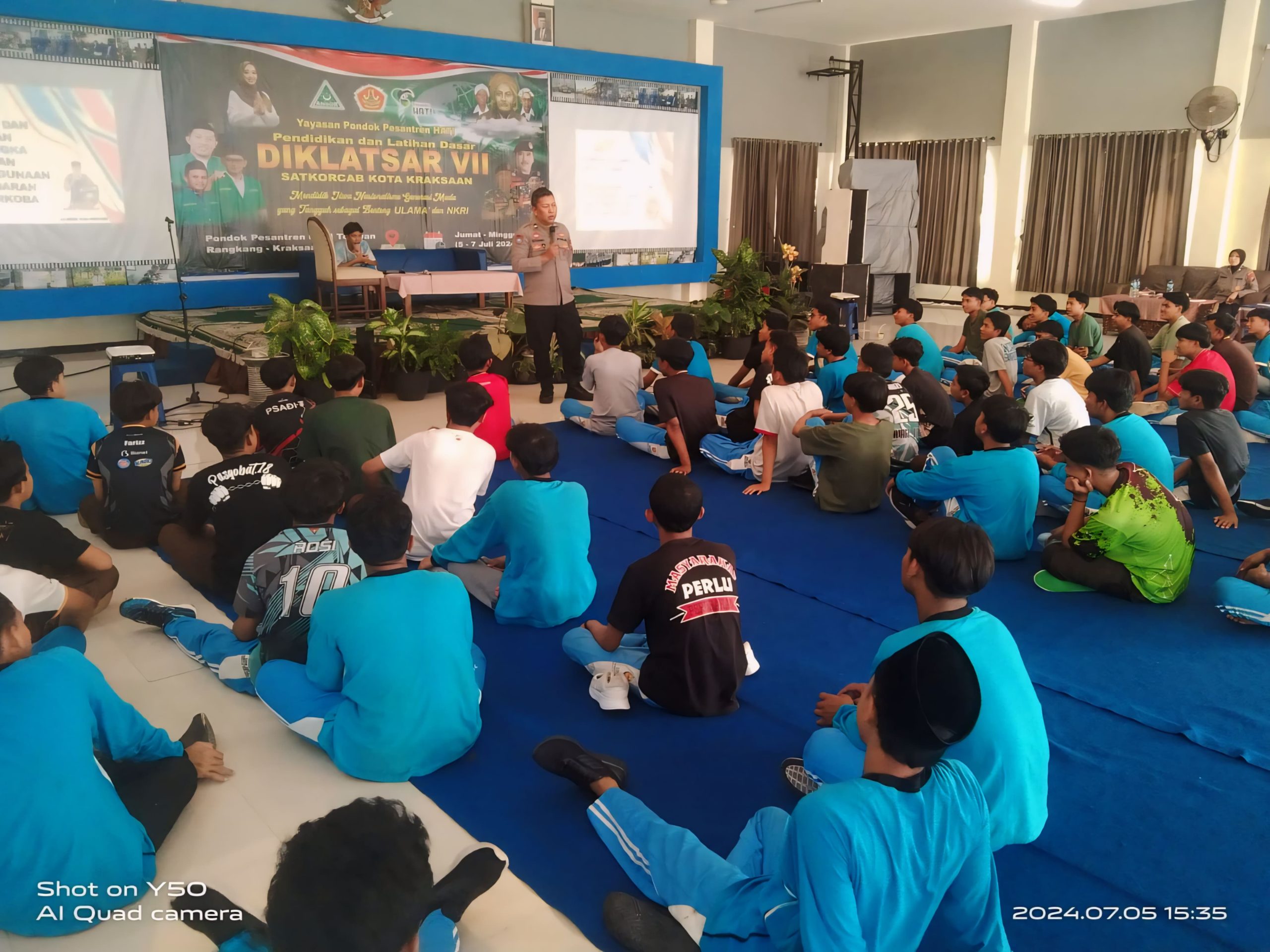 Polres Probolinggo Saat Sosialisasi Cegah Bullyng dan Bahaya Narkoba