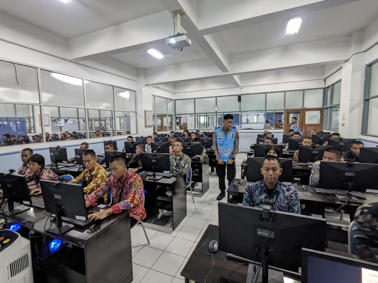 Calon Taruna Akademi Polisi (Akpol) Saat Gladi Bersih