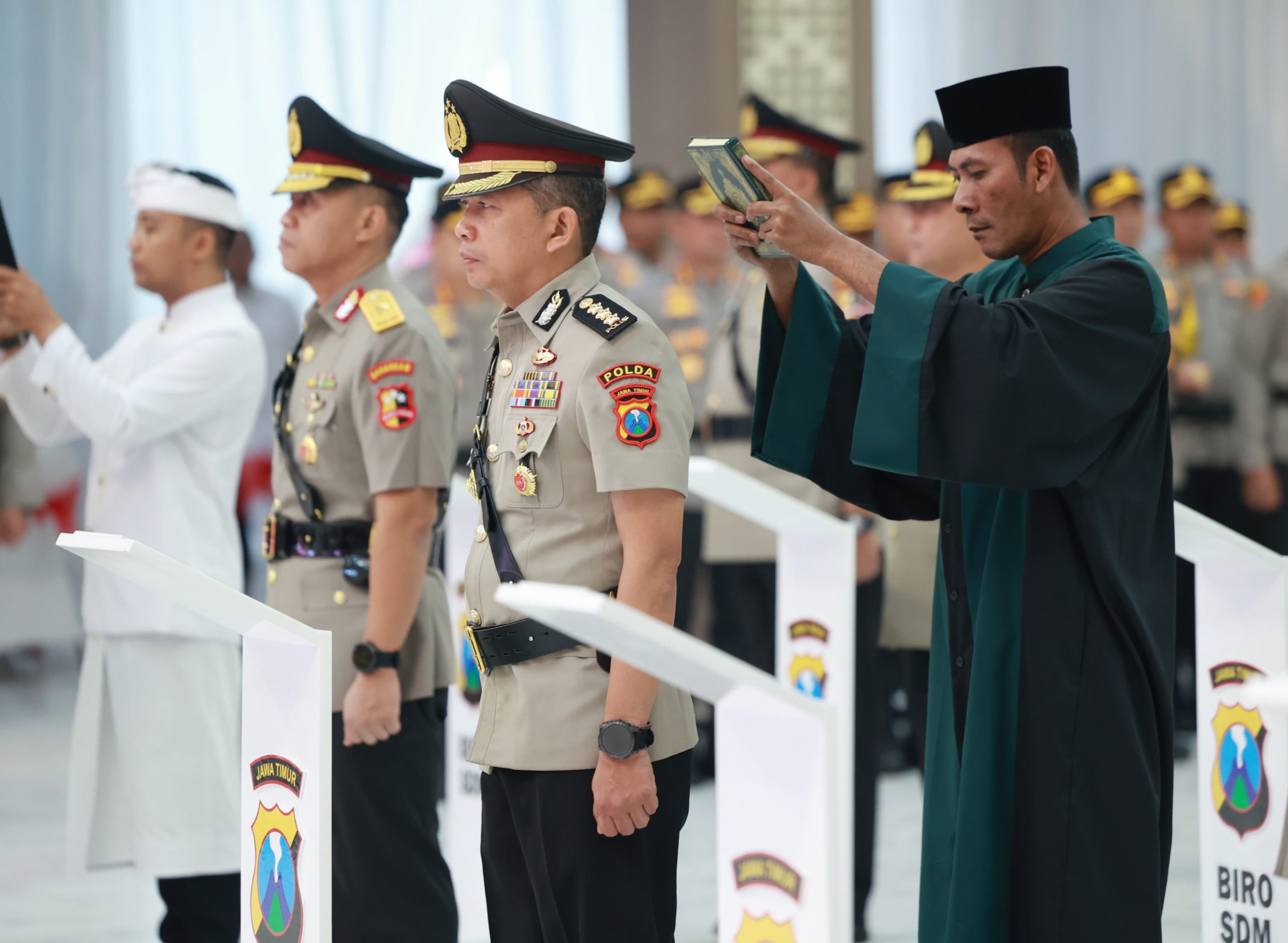 Polda Jawa Timur Saat Sertijab Jajaran Polda