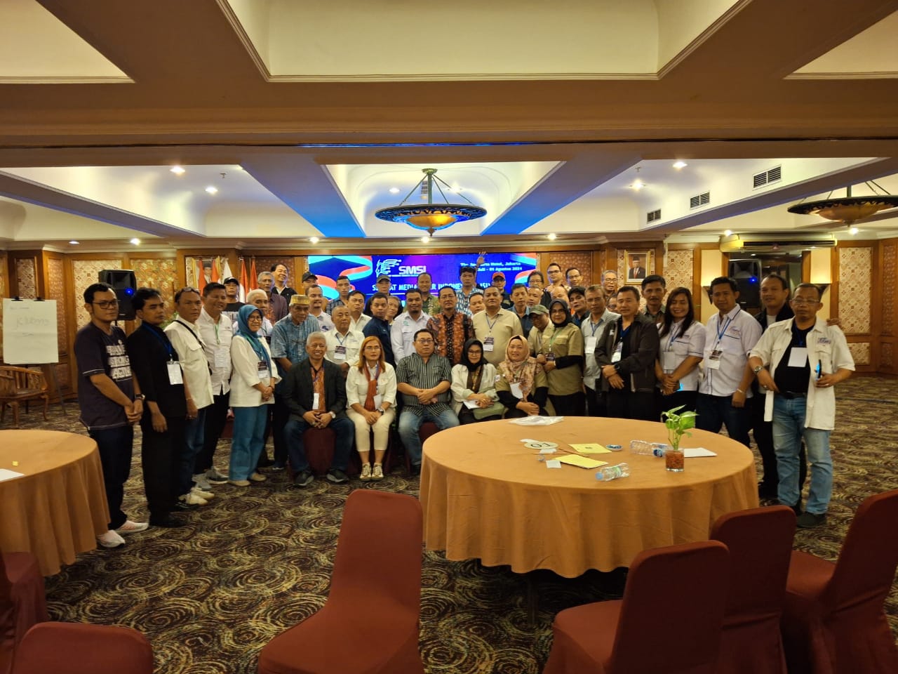 Acara Rakernas SMSI di Hotel Jayakarta Glodok Jakarta Utara