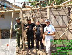 Garcep LSM Cakrawala Bantu Rumah Tak Layak Huni Warga Desa Wonokusumo