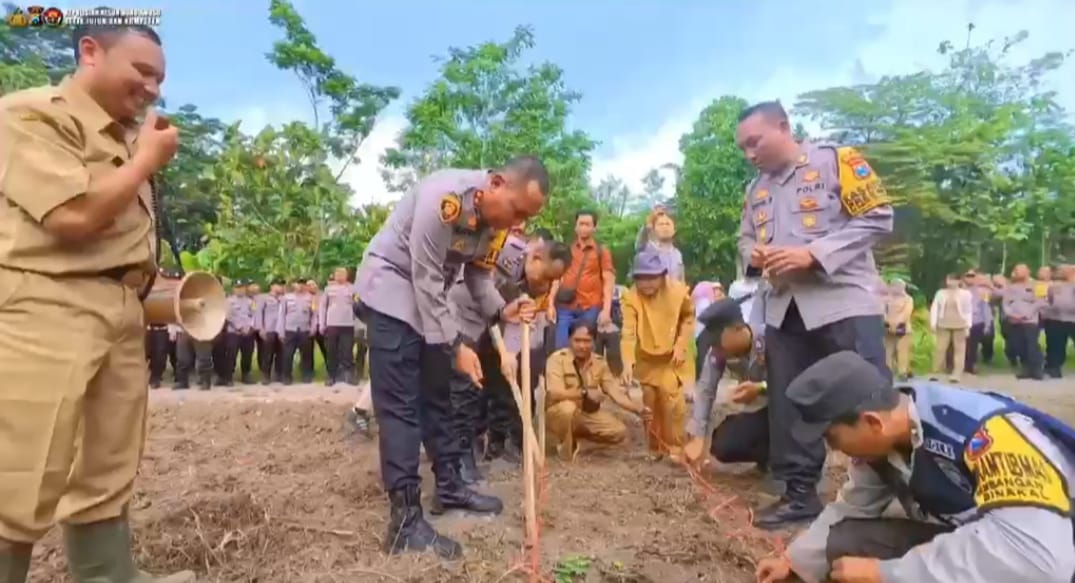 Kapolres Bondowoso AKBP Lintar Mahardhono, Dalam Rangka Mewujudkan Ketahanan Pangan Nasional