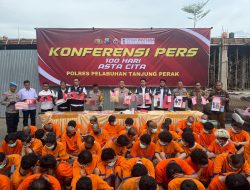 Polres Pelabuhan Tanjungperak Berhasil Ungkap Kasus Narkoba, 66 Tersangka Diamankan