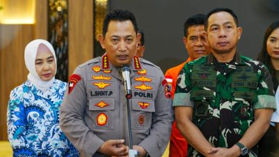 Kapolri Listyo Sigit Prabowo Saat Memberi Keterangan Pers