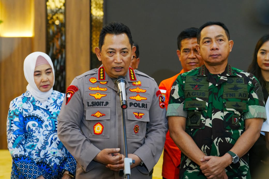 Kapolri Listyo Sigit Prabowo Saat Memberi Keterangan Pers