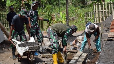 Sang Prajurit Praka Marinir Barudin, Pembangun TMMD Ke-123 Bondowoso