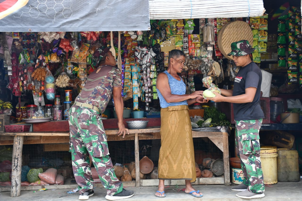 Toko Kelontong Milik Warga Sekitar Pembangunan TMMD