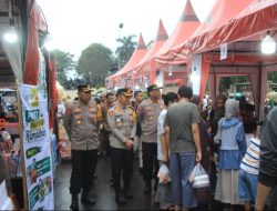 Kapolres Bondowoso Cek Pengamanan Pasar Ramadhan