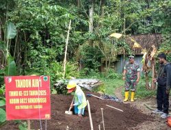 Satgas TMMD ke-123 Kodim 0822 Bondowoso Mulai Bangun Tandon Air di Desa Trotosari