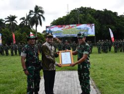 Penutupan TMMD Ke-123 Kodim 0822 Bondowoso, di Pimpin Pa LO TNI AU Kodam V/Brawijaya