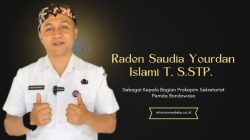 Raden Saudia Yaurdan Islami T, S,STP, Kepala Bagian Prokopim (Kabag) pada Pemda Kabupaten Bondowoso