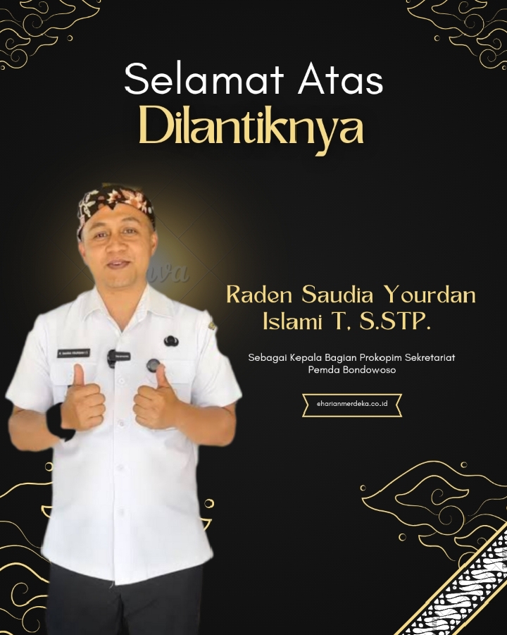 Raden Saudia Yaurdan Islami T, S,STP, Kepala Bagian Prokopim (Kabag) pada Pemda Kabupaten Bondowoso
