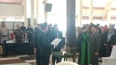 Prosesi Pelantikan Sekretaris Daerah Kabupaten Bondowoso