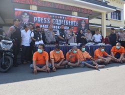 Polres Bondowoso Tangkap Pelaku Curanmor, Beraksi Ditujuh TKP