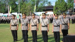 Sejumlah Kapolsek Jajaran Polres Bondowoso Serah terima Jabatan