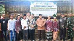 Baznas Provinsi Bersama Sekda Bondowoso Saat Peresmian Kampung Zakat
