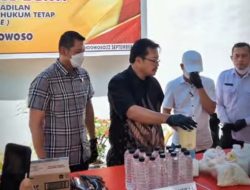 Kejaksaan Negeri Bondowoso Musnahkan BB Dari 77 Perkara