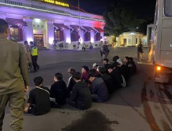 Polrestabes Surabaya Amankan 18 Pemuda Diduga Terlibat Bentrok Antarperguruan Silat di Kedungdoro