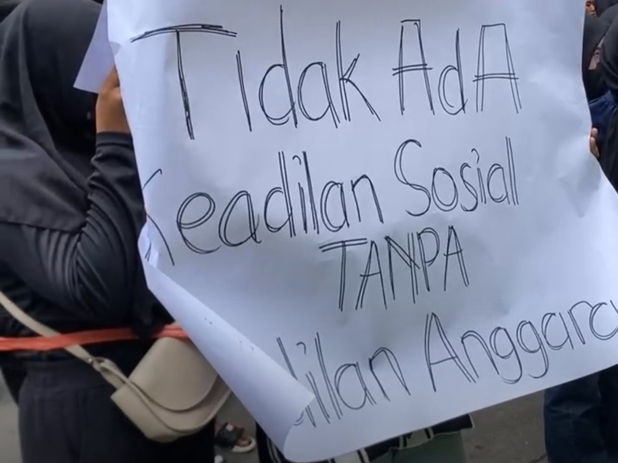 Publikasikan Rincian APBD Secara terbuka Salah Satu Tuntutan Mahasiswa Demo Di Bondowoso