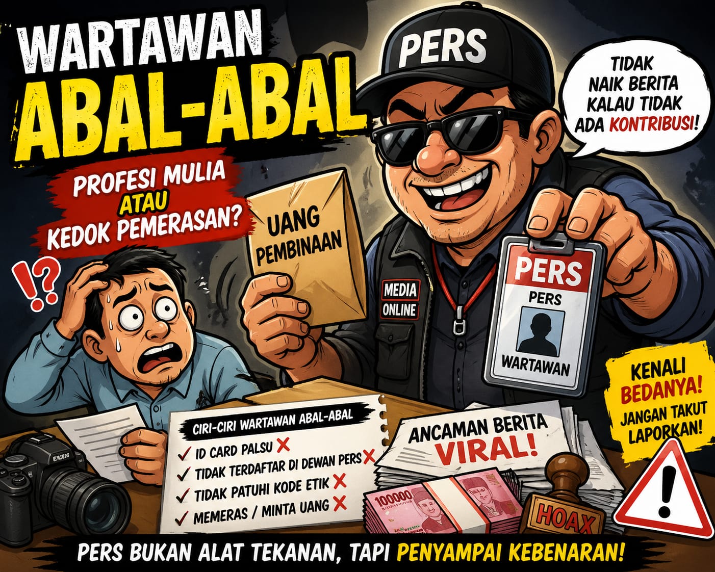 Distorsi Profesi Jurnalistik: Maraknya Wartawan Abal-Abal Ancam Kepercayaan Publik