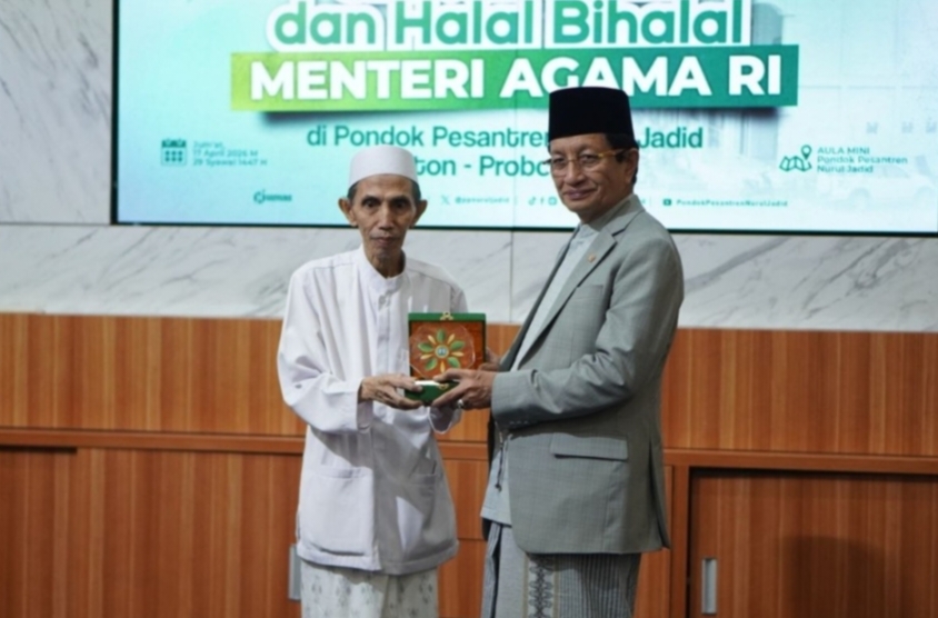 Menag RI Kunjungi Nurul Jadid, Perkuat Sinergi Pesantren dan Pemerintah