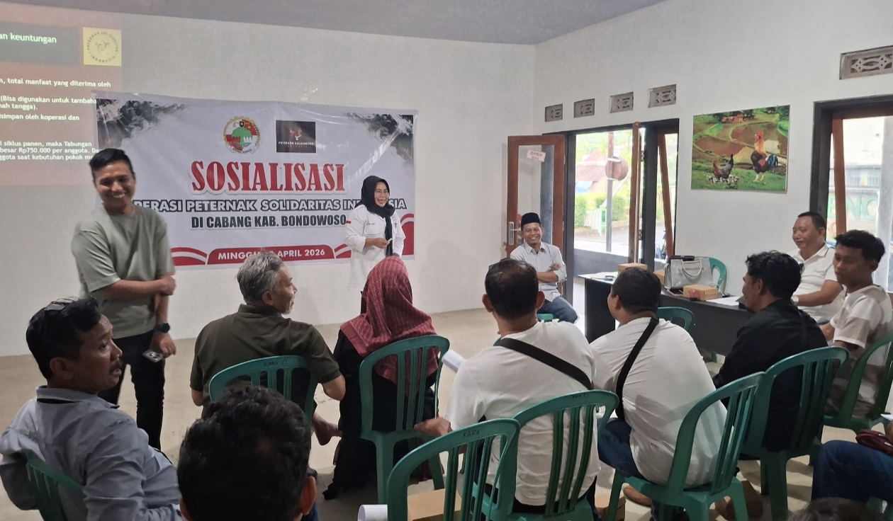 Sosialisasi KSU Peternak Solidaritas Indonesia Dikantor DPD PSI Bondowoso