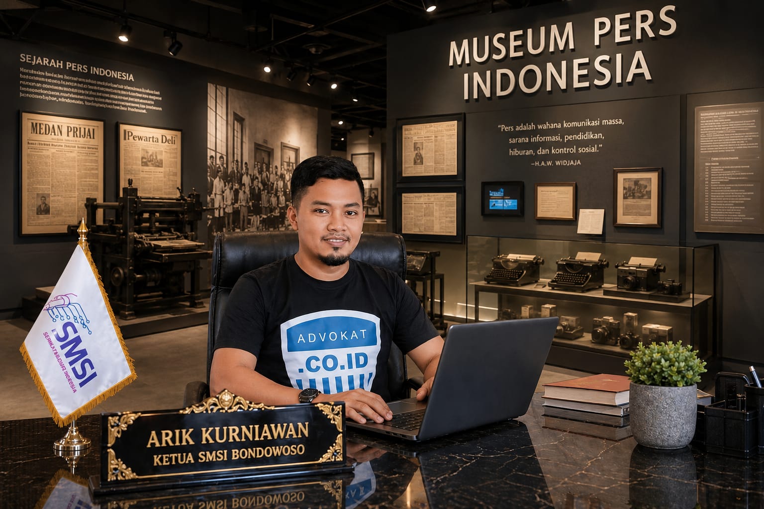 Hari Museum Internasional, Ketua SMSI Bondowoso Ajak Generasi Muda Cintai Sejarah Pers