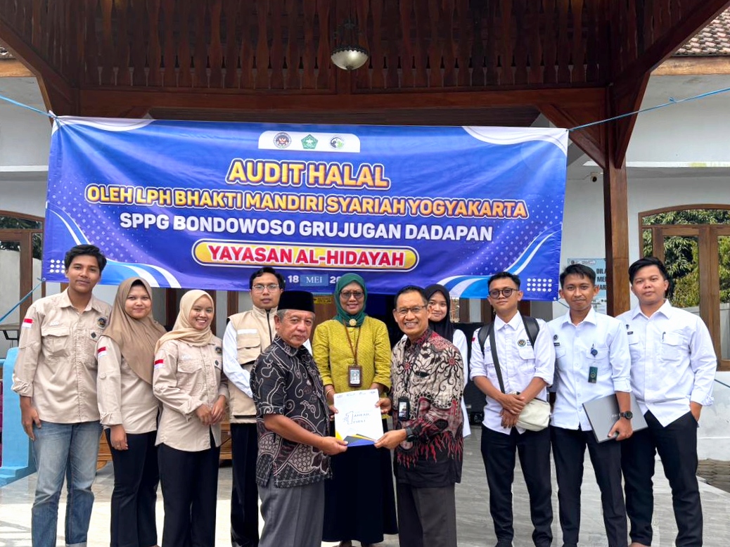 Audit Halal SPPG Al-hidayah Dadapan Grujugan Bondowoso Berjalan Lancar, Dapur Dinilai Bersih dan Sesuai Standar