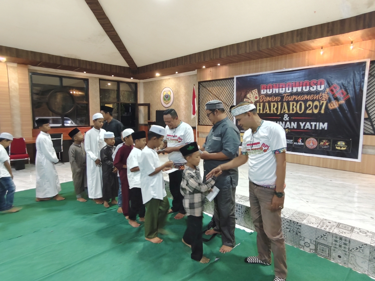BPI Sukses Gelar Turnamen Domino Serta Santunan Anak Yatim, Semarakkan Harjabo ke-207