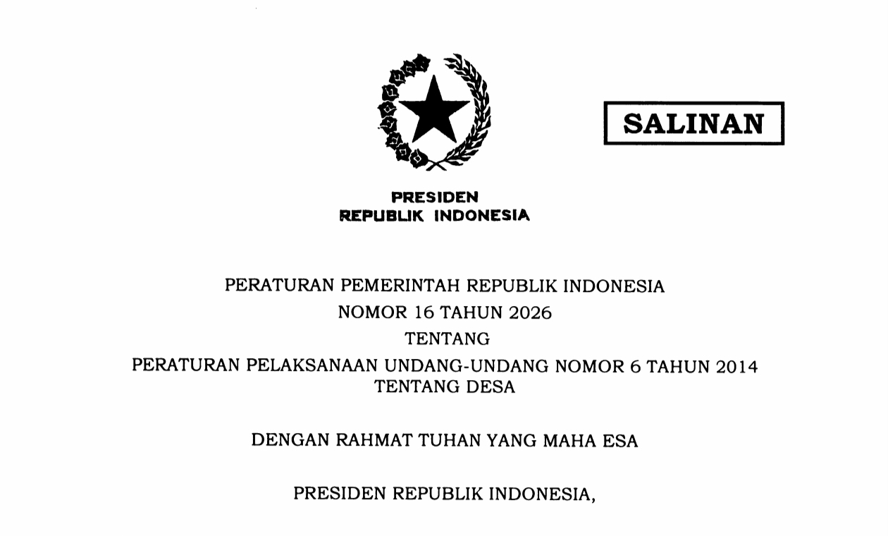 Pilkades 2027 Punya Aturan Baru: Calon Tunggal Bisa Lawan Kotak Kosong