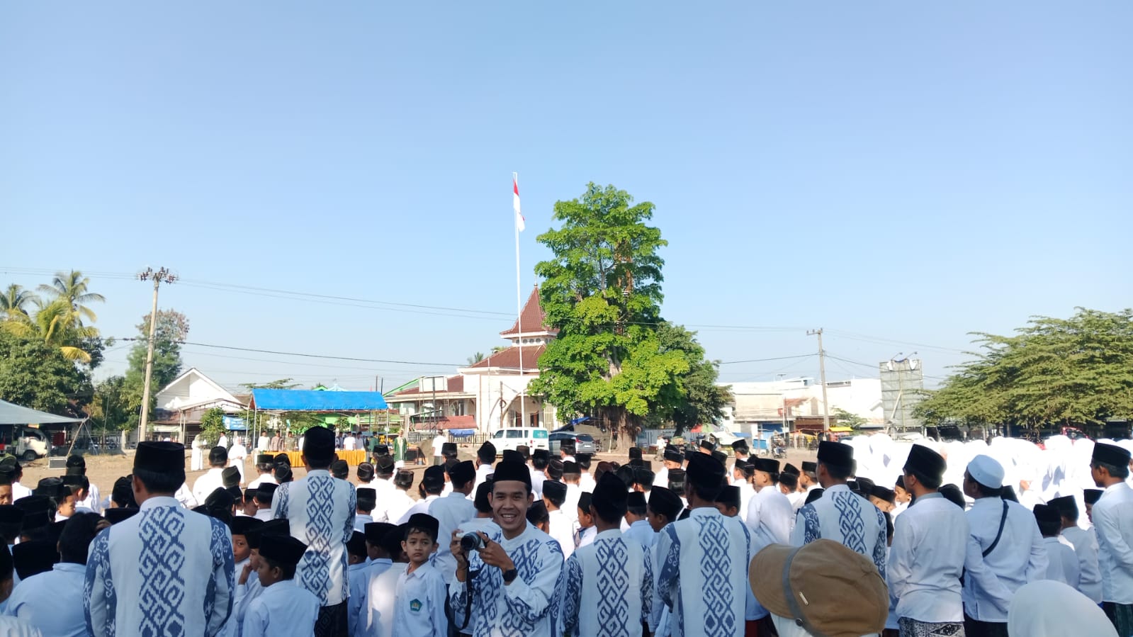Kompak! 1.000 Pelajar Padati Apel Hari Santri di Sukosari Bondowoso, Banom NU Teguhkan Nasionalisme