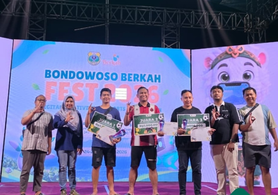 103 Karya AI dan 128 Peserta PES Meriahkan Bondowoso Berkah Fest 2026, Kreativitas Digital Anak Muda Mencuri Perhatian